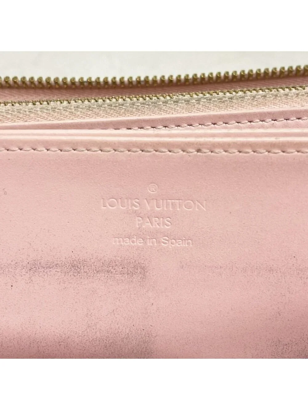 Louis Vuitton Wallet Vernis Zippy Rose Ballerine